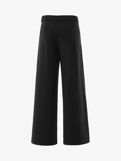High Street Belt Pleated Flared Scimitar Pants