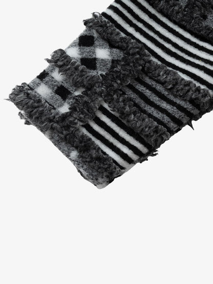 Thesupermade Special Plaid Polka Dot Reversible Cotton Jacket