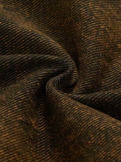 Vintage Mud-Dyed Wash Deconstructed Patchwork Jeans