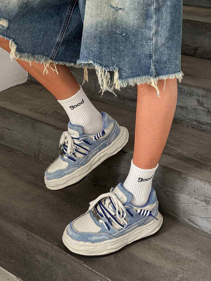 Stylish Denim-Style Sneakers for Everyday Wear
