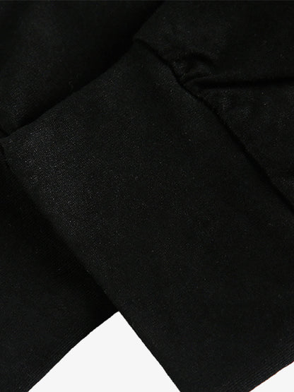 Double Collar Design Printed T-shirt