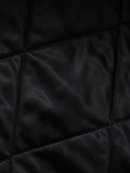 Winter-Ready Corduroy Jacket with Faux Fur Trim for Men