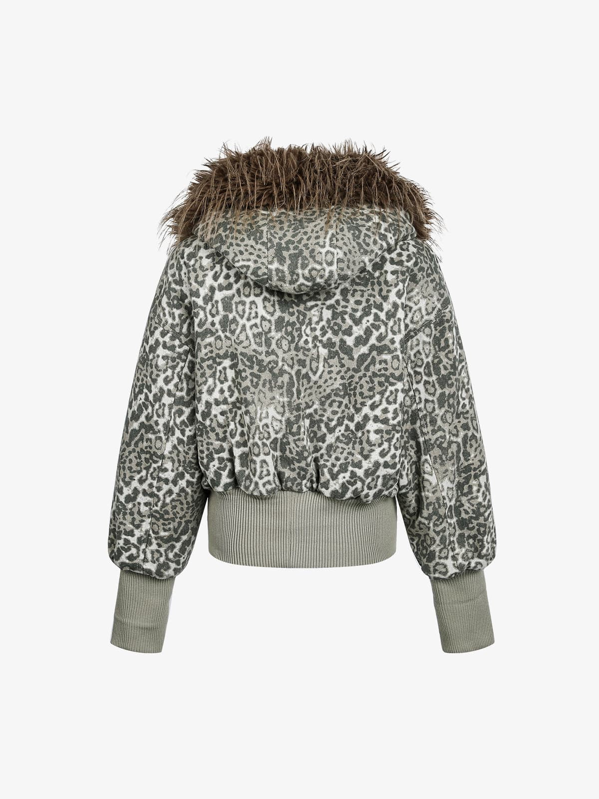 Winter-Ready Corduroy Jacket with Faux Fur Trim for Men