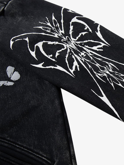 Skull Pattern Knit Sweater for Bold Fashion Statements