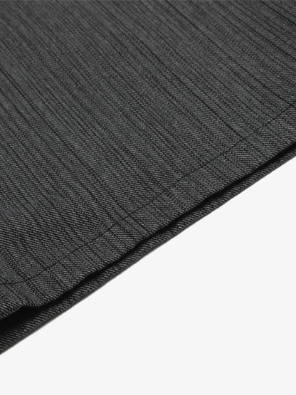 High-Waisted Wide-Leg Trousers with Vertical Stripes for Modern Style