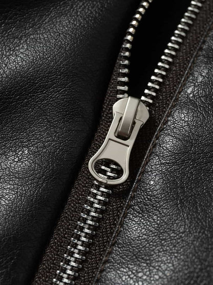 Stylish Aviator Jacket with Faux Fur Collar - Perfect for Casual and Fashionable Looks