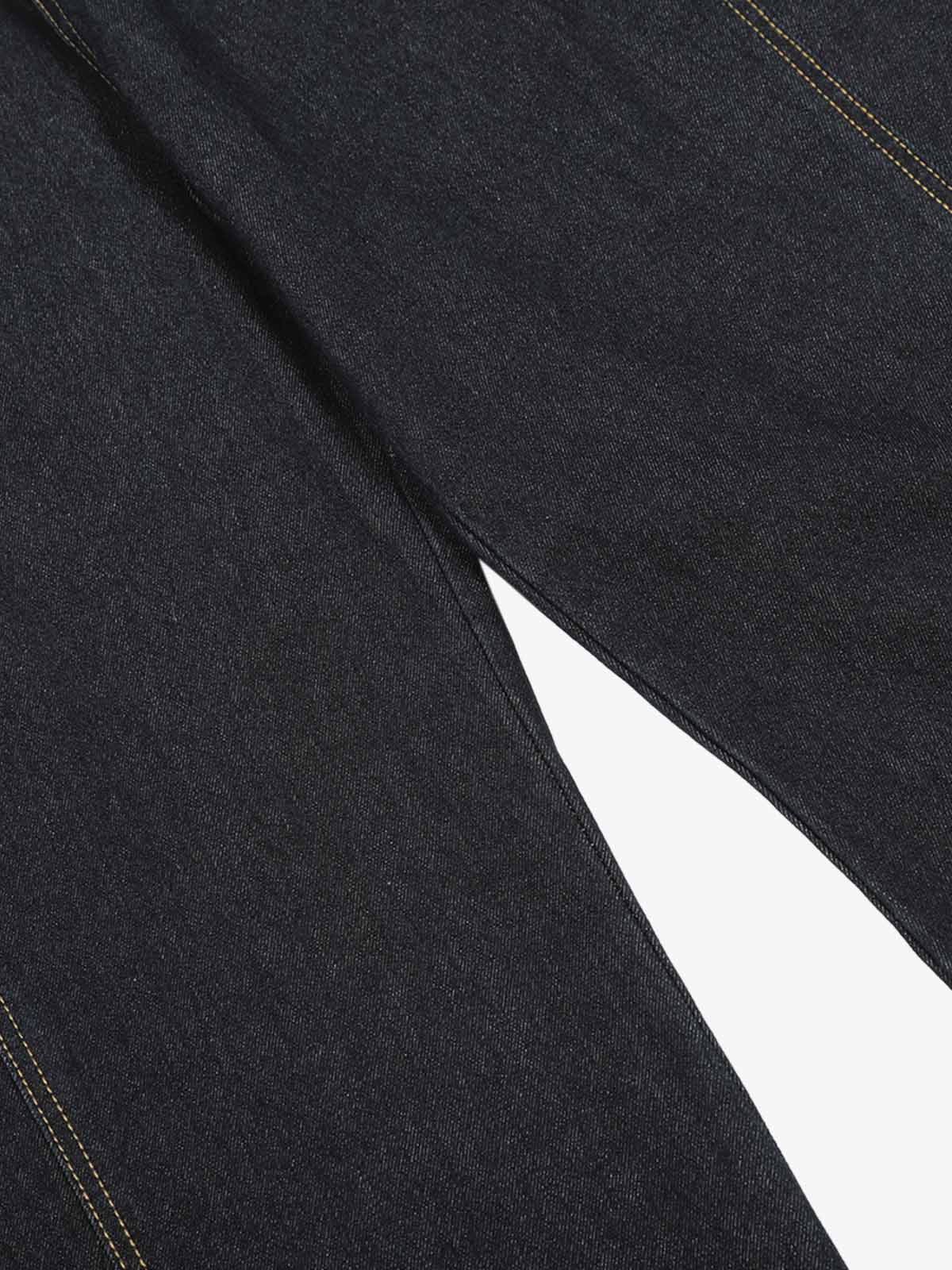 Stylish Wide-Leg Denim Shorts with Bold Pink Graffiti Design for Summer