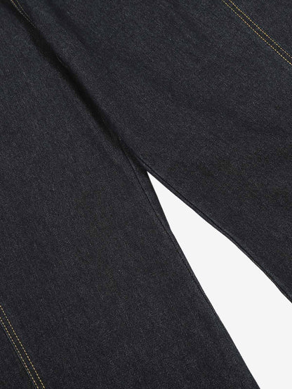 Stylish Wide-Leg Denim Shorts with Bold Pink Graffiti Design for Summer