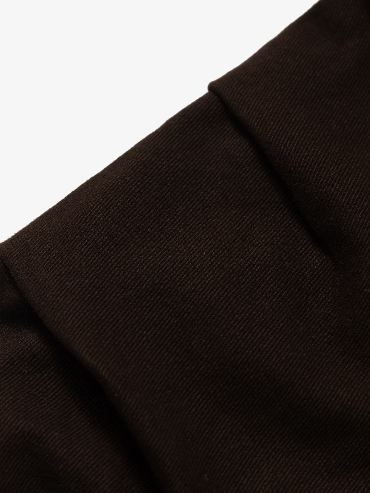 Thesupermade Oblique Zipper Design Lambswool Collar Quilted Jacket