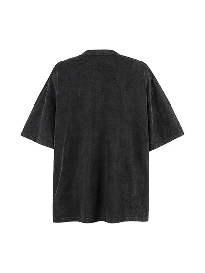 Street Cross Print T-Shirt