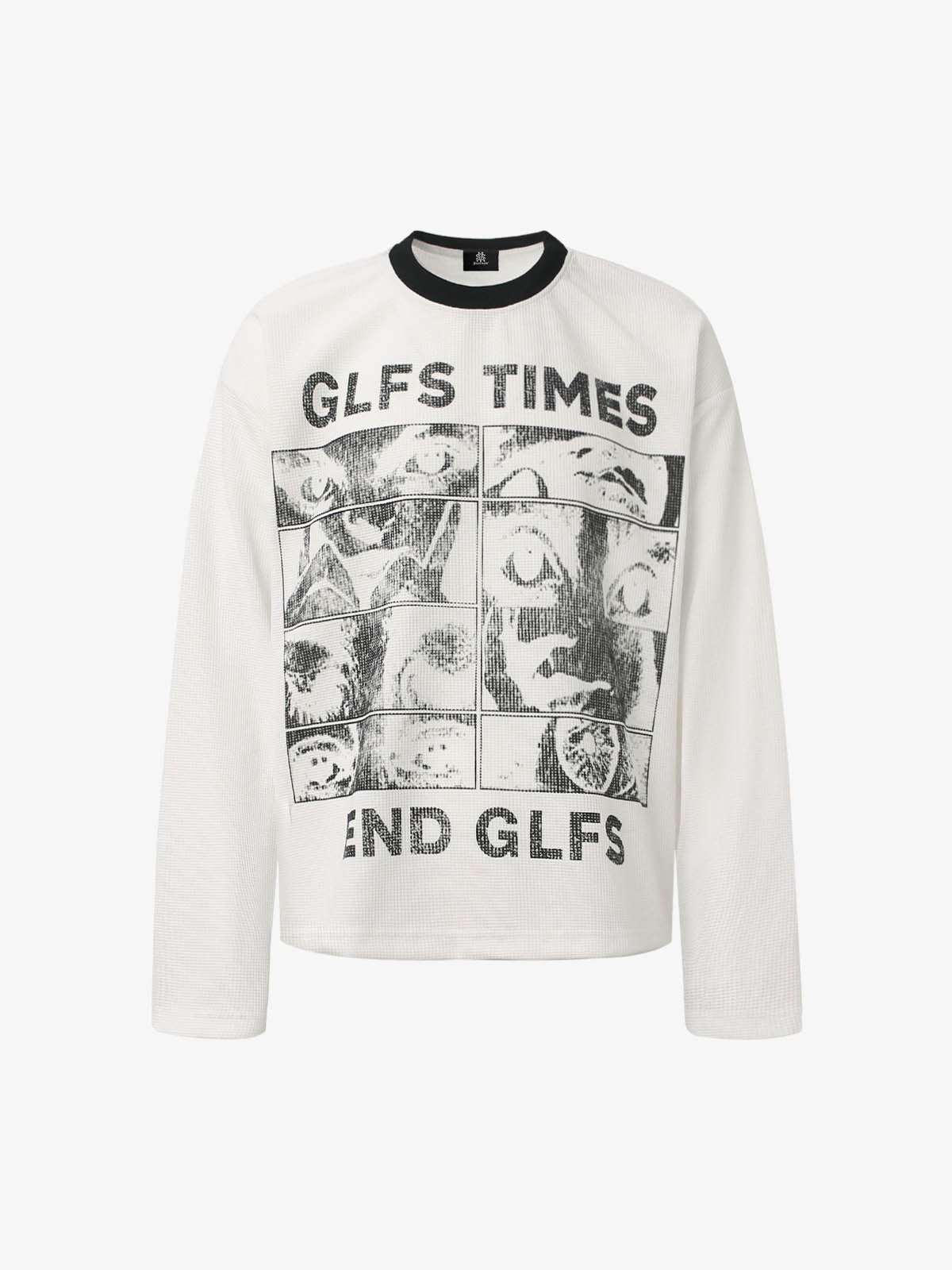 Graphic Print Long Sleeve Thermal Top for Casual Wear