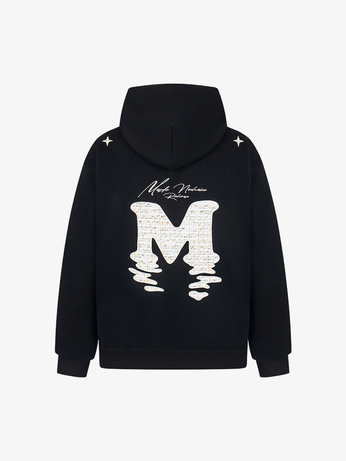 Stylish Hooded Sweatshirt with Embellished Lettering for Men and Women - Perfect for Casual Wear