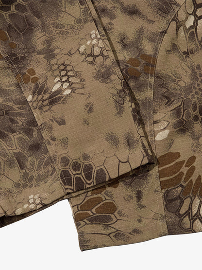 Plaid Jacket with Zipper Detail and Keychain Accessory