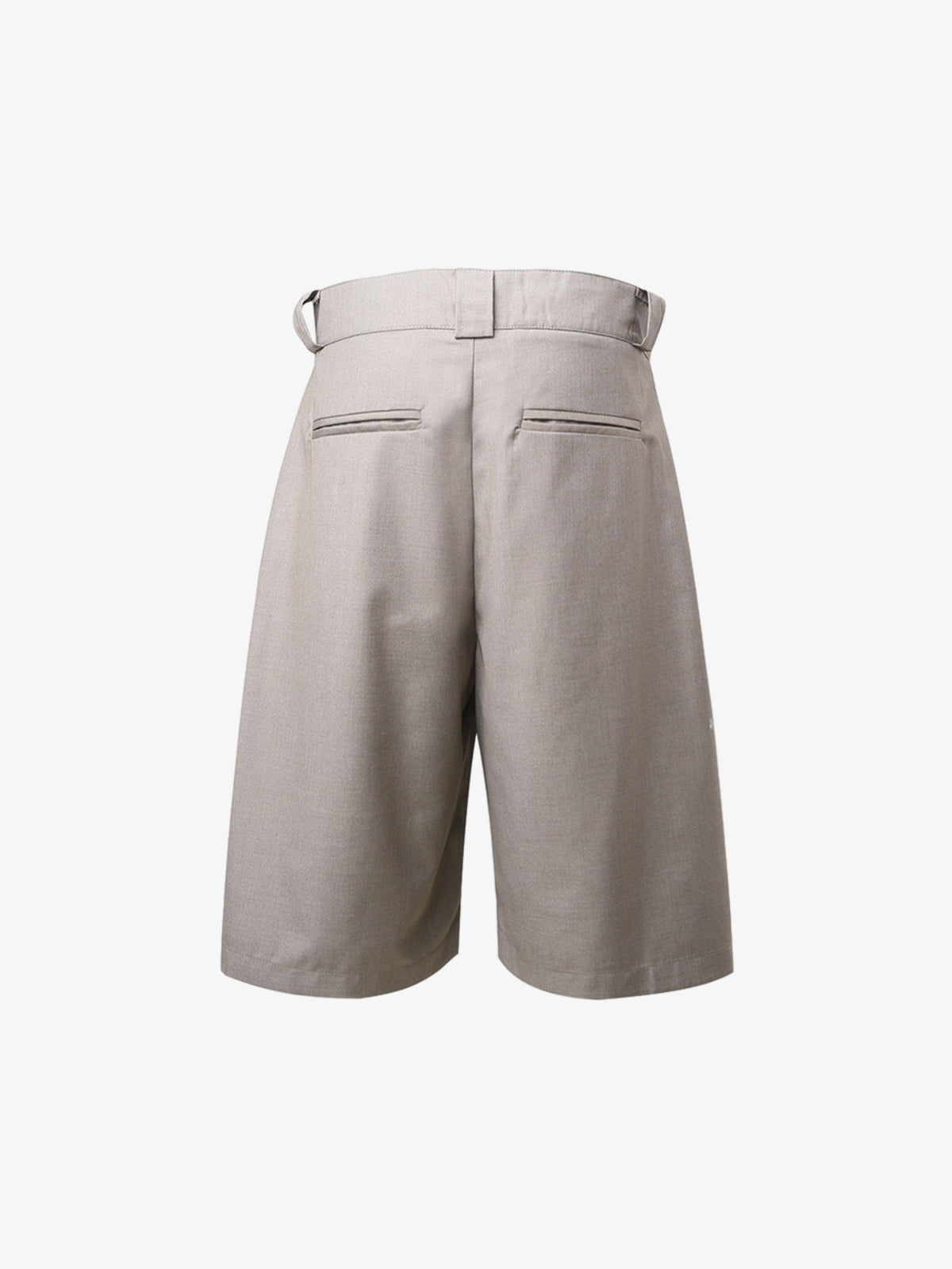 Vintage Deconstructed Pleated Shorts