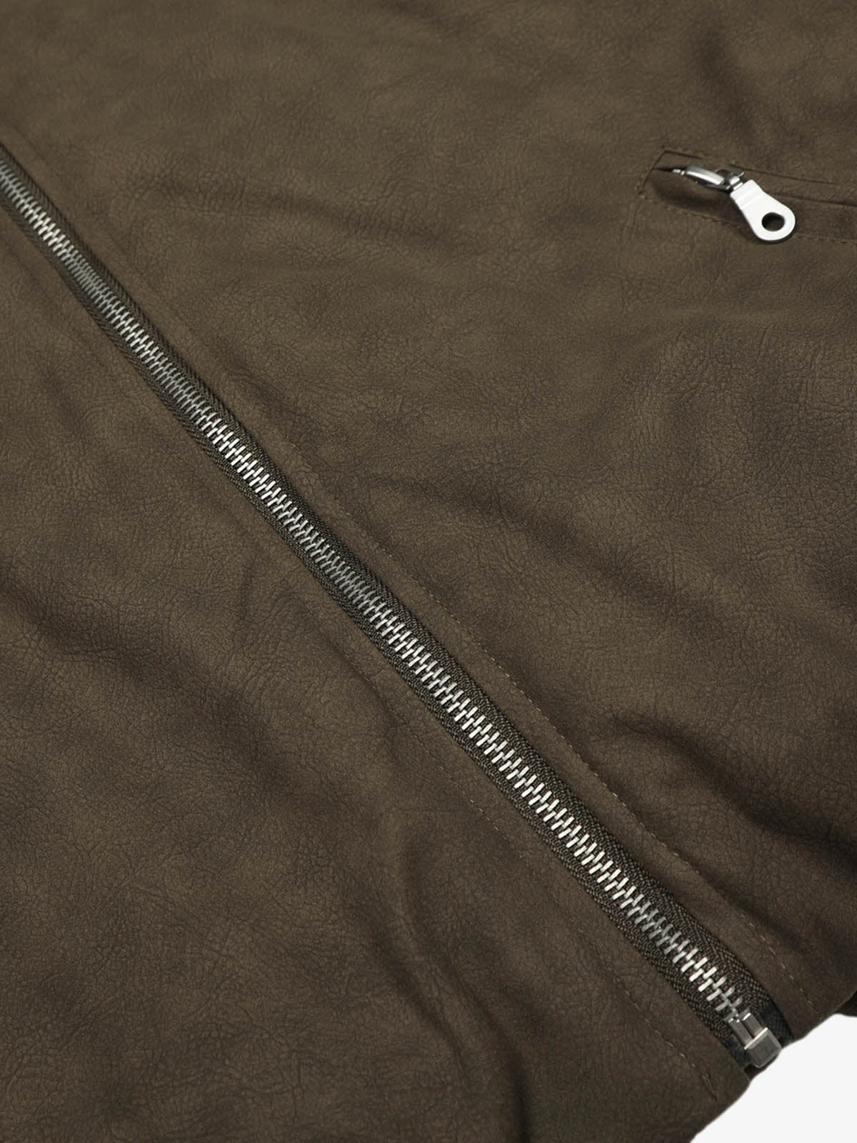 Stylish Brown Bomber Jacket with Faux Fur Collar - Perfect for Casual and Outdoor Wear