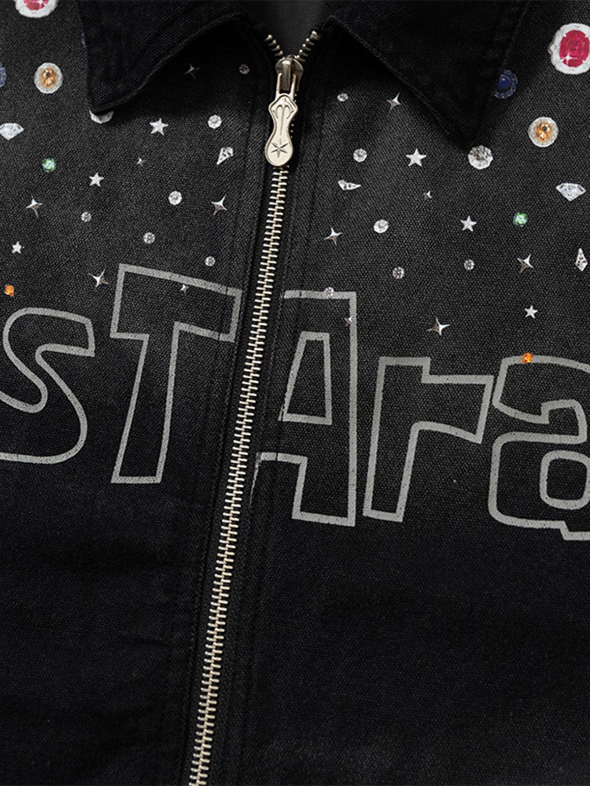 Thesupermade Spray-dyed Gradient Multi-layered Print Jacket