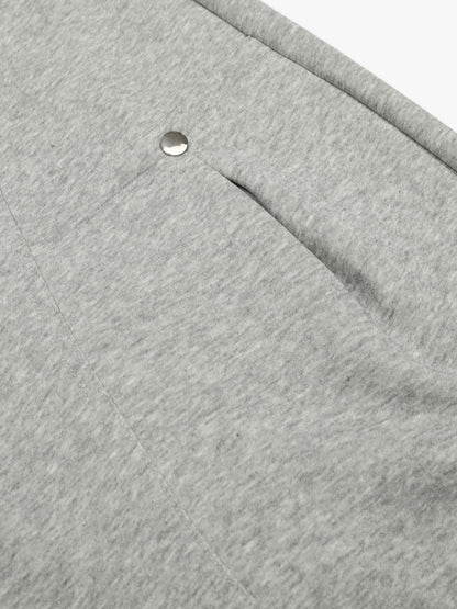 Stylish Grey Drawstring Waist Cargo Pants for Casual Wear