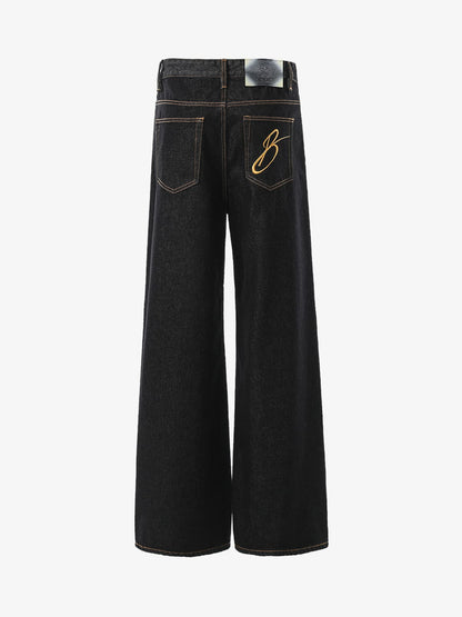 High-Waisted Wide-Leg Cargo Pants with Unique Pocket Design