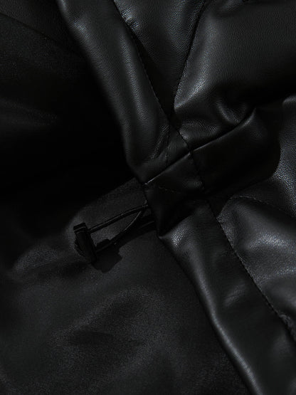 Quilted High-Neck Vest for Modern Urban Style