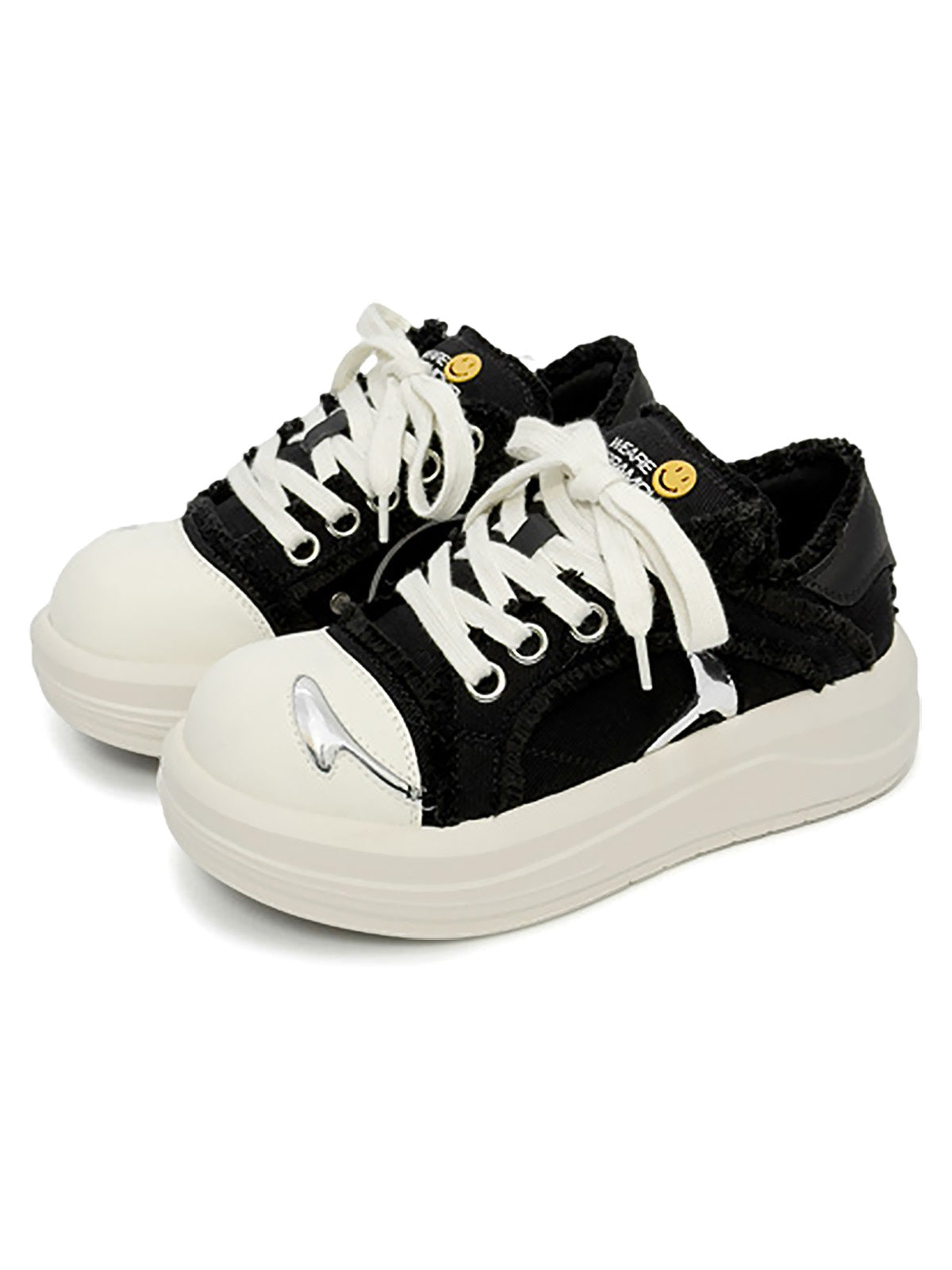 Street Deconstructed Split Whisker Sneakers