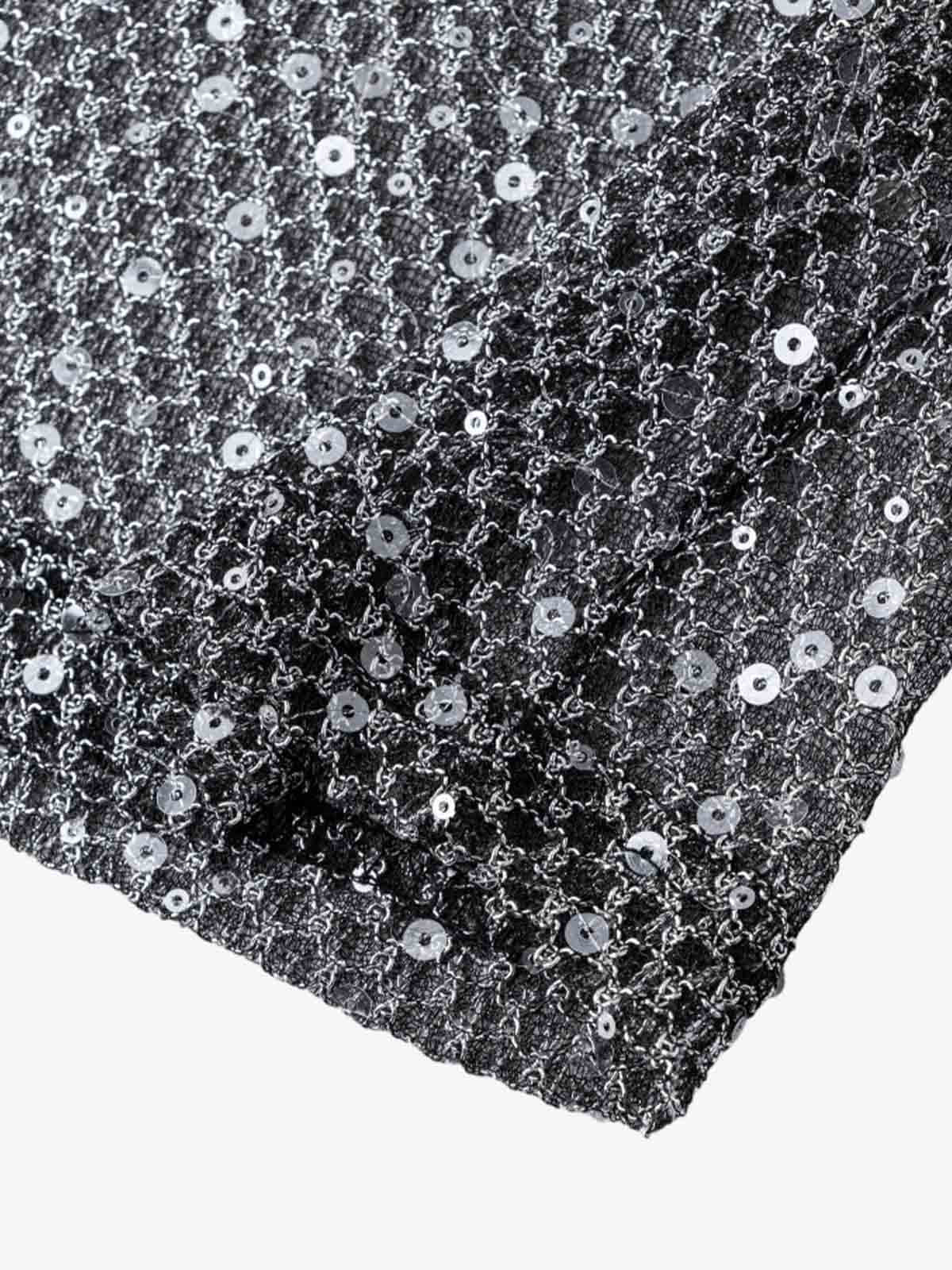 Glitter Niche See-through Mesh T-shirt