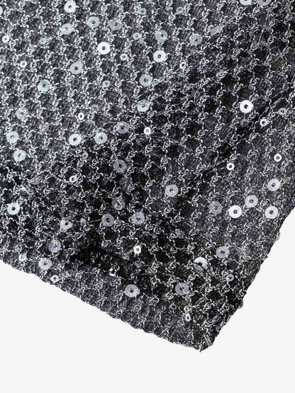 Glitter Niche See-through Mesh T-shirt