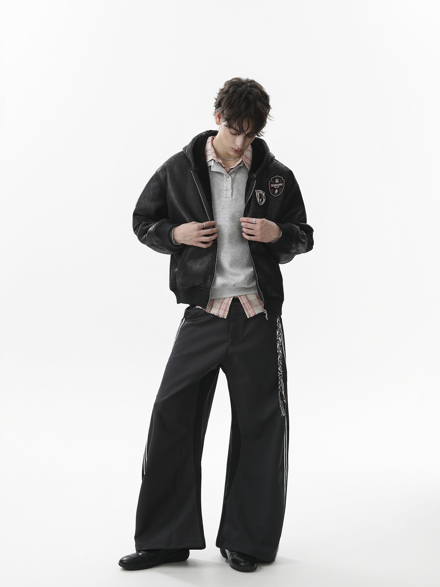 Skull Pattern Knit Sweater for Casual and Festive Wear