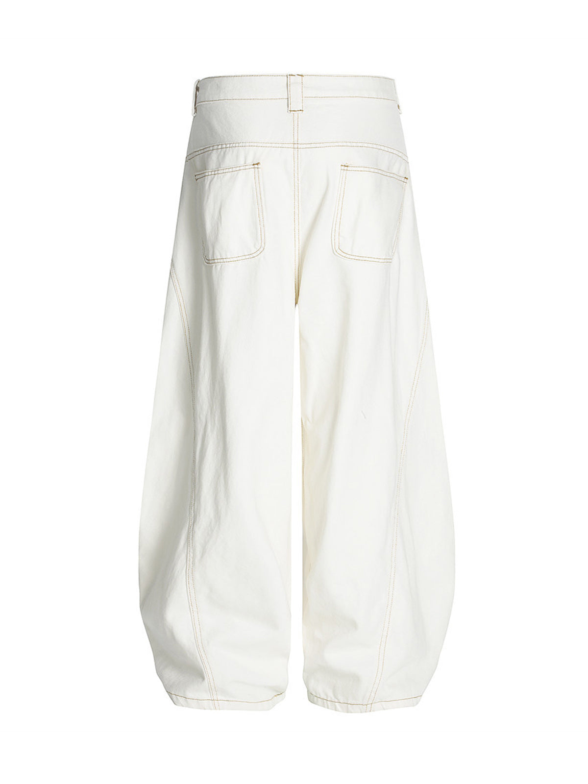 Embroidered Floral Patches Barrel Jeans