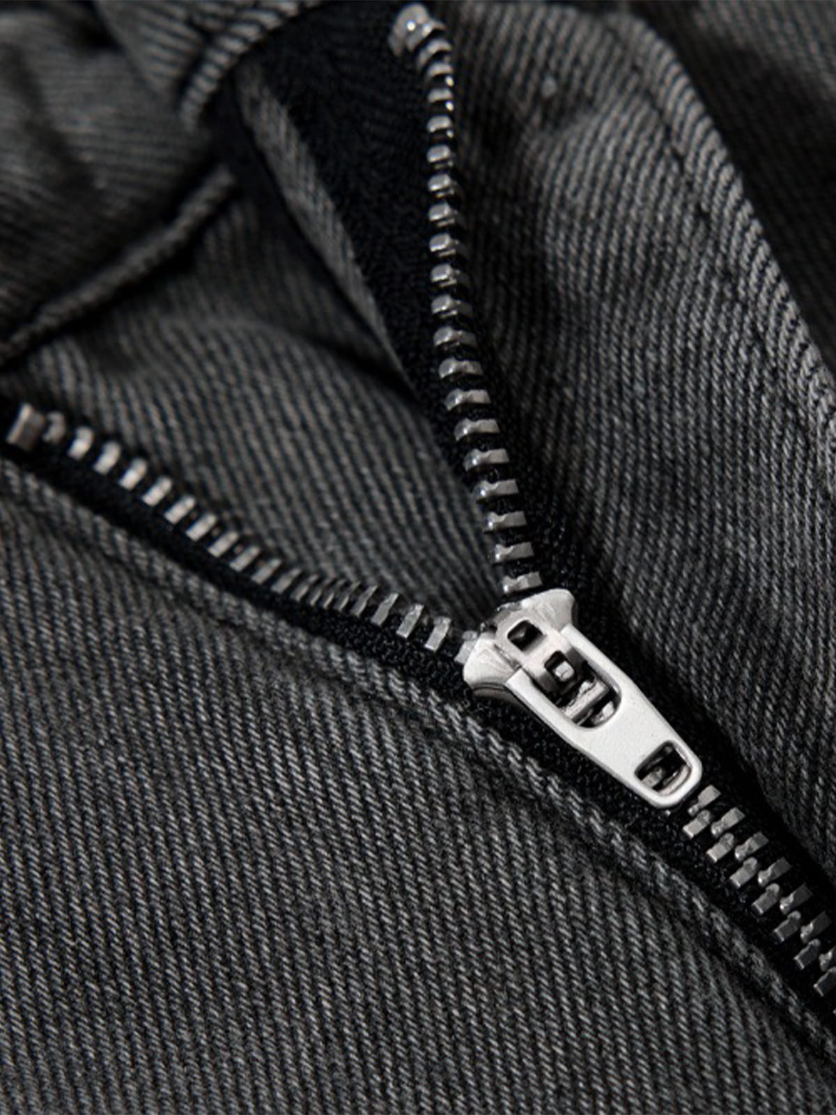 Plaid Jacket with Zipper Detail and Keychain Accessory