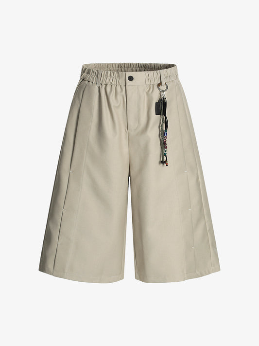 Deconstructed Drop-effect Casual Jort