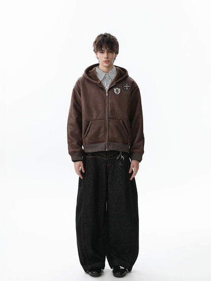 Skull Pattern Knit Sweater for Casual and Festive Wear