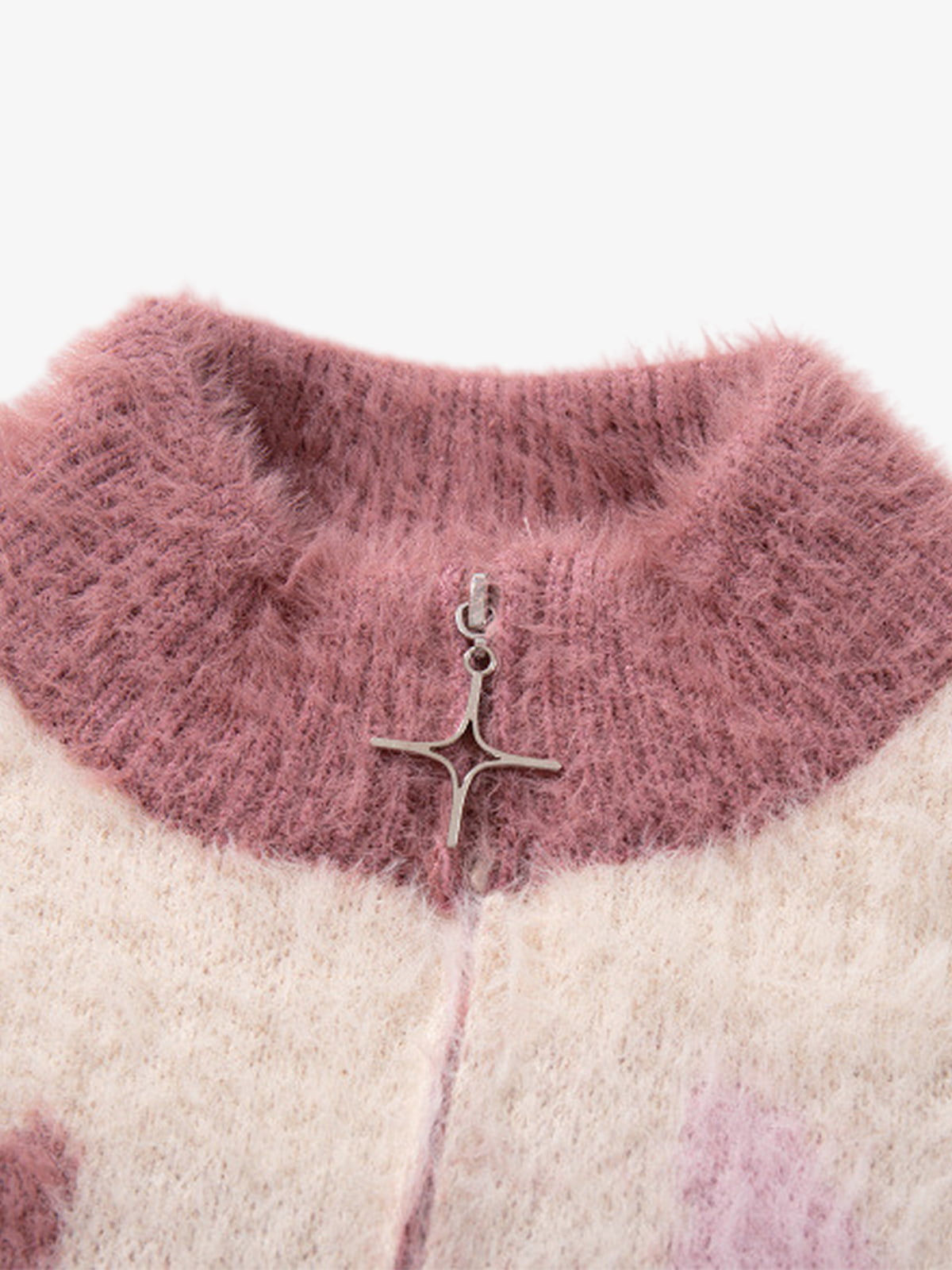 Cozy Pink Patterned Sweater for Women - Perfect for Fall and Winter Outfits