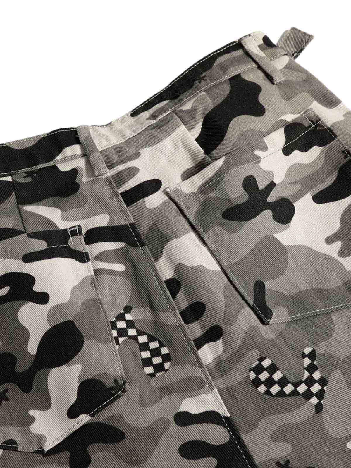 Camouflage Multi-pocket Cargo Jorts