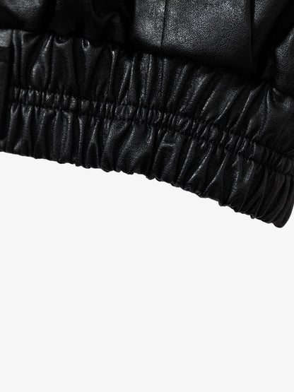 Winter-Ready Corduroy Jacket with Faux Fur Trim for Men