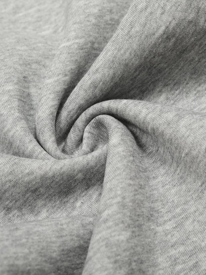 Wide-Leg Lounge Pants with Plaid Waistband and Stylish Lettering