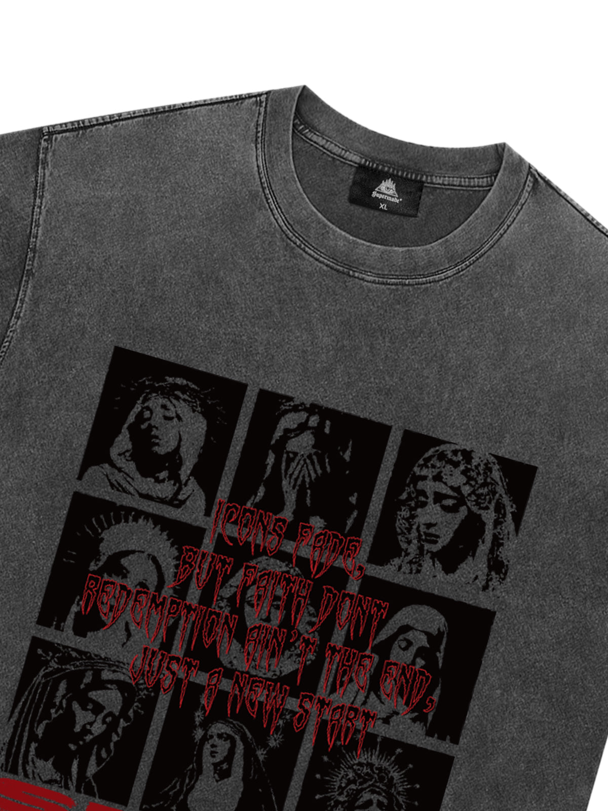 Original Saint Slogan Graphic T-Shirt