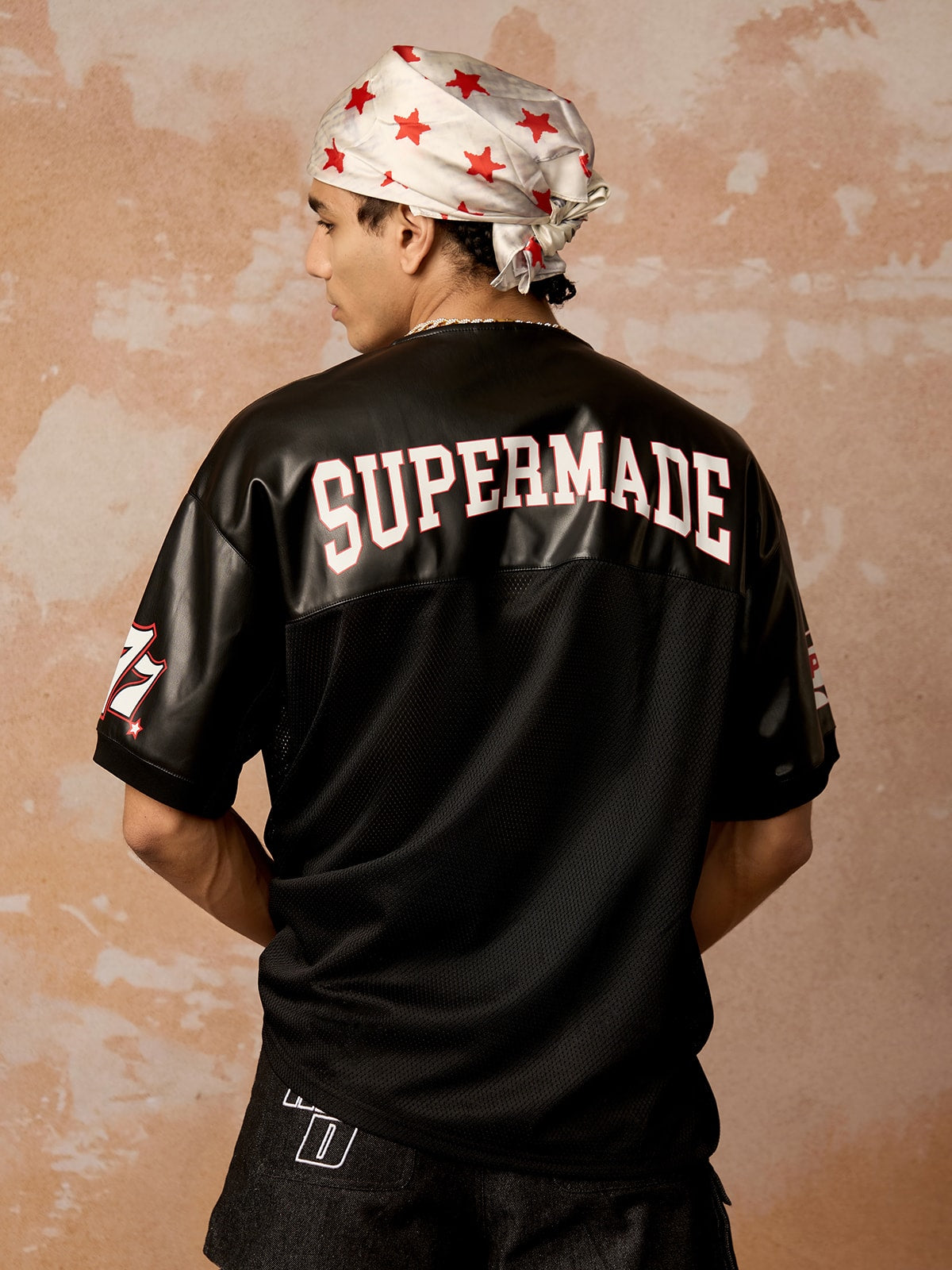 Original "SUPER 7" V-Neck Jersey T-SHIRT