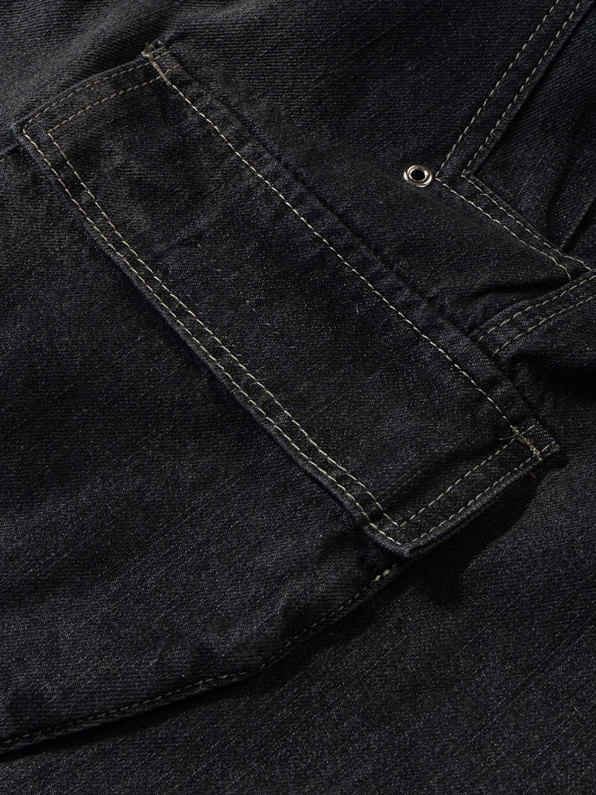 Street RO Washed Denim Cargo Jort