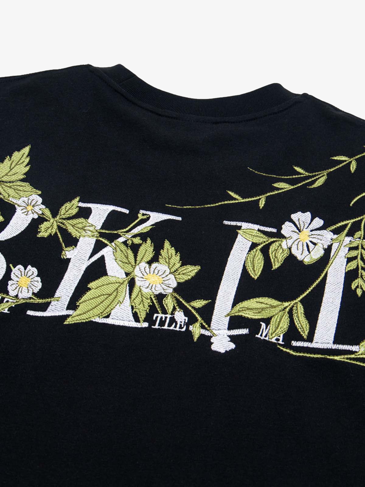 Floral Embroidered Oversized Short Sleeve T-Shirt