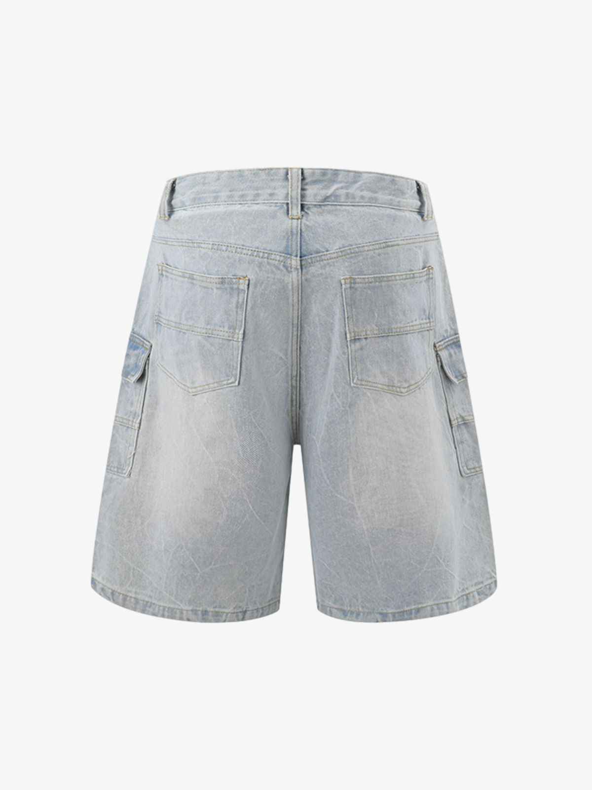 Short Sleeve Shirt & Shorts Denim Set