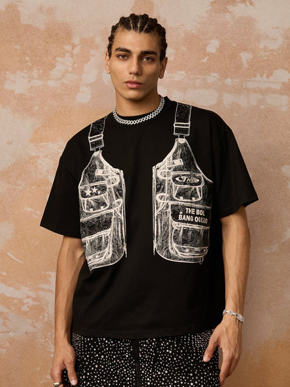 Jacket Print Graphic T-Shirt