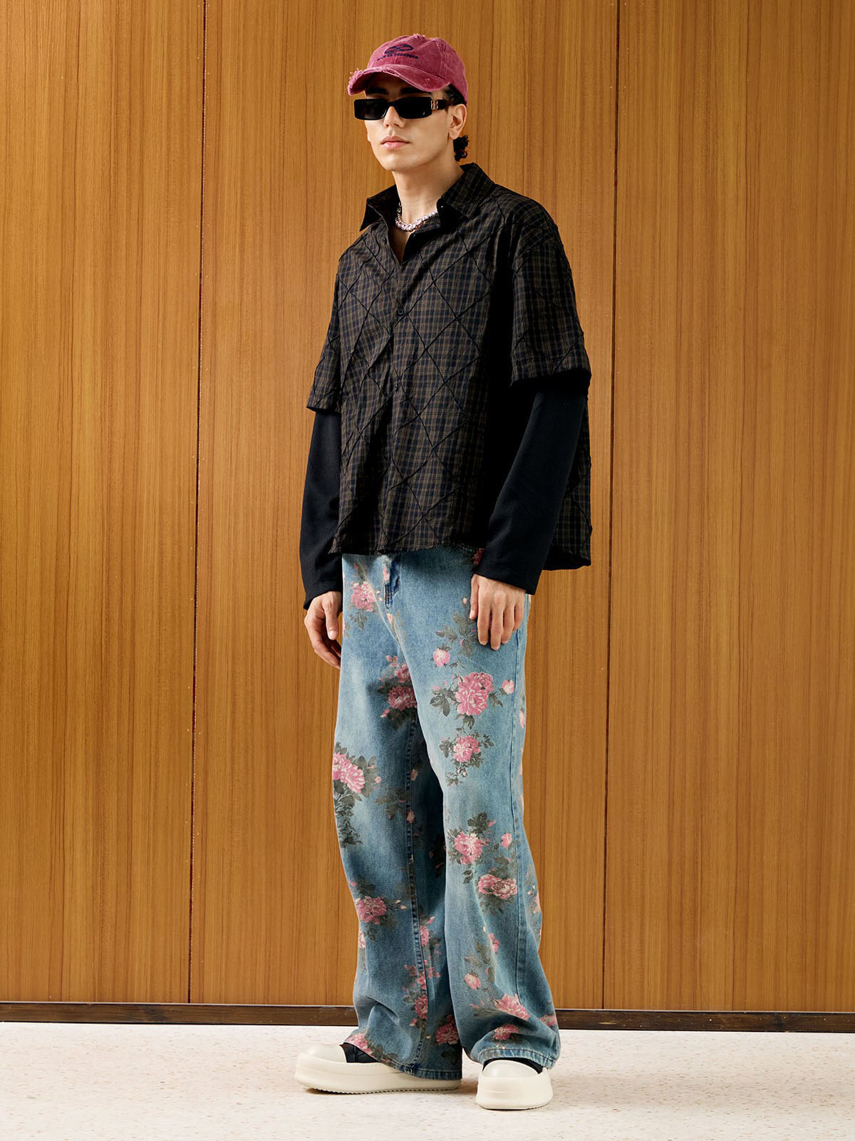 Thesupermade Ripped Denim Baseball Cap - 2028