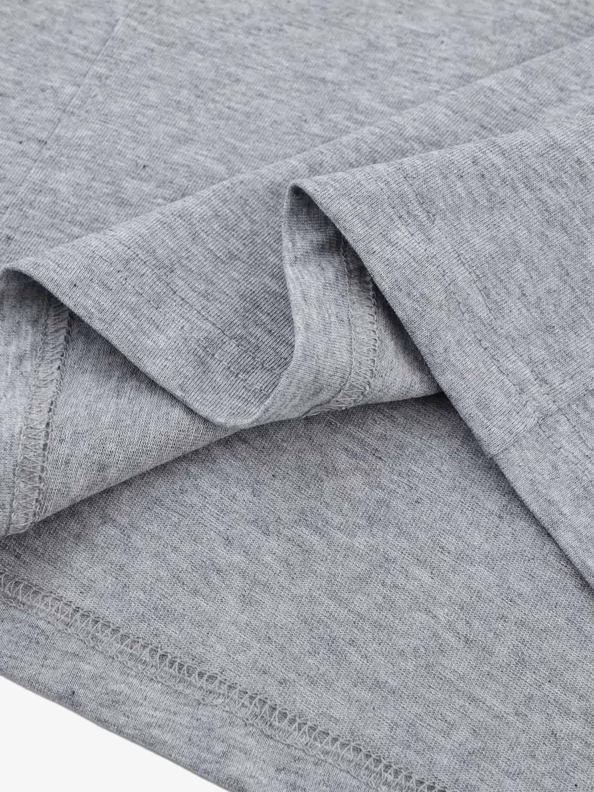 Retro Motorcycle Pleated Patch T-shirt