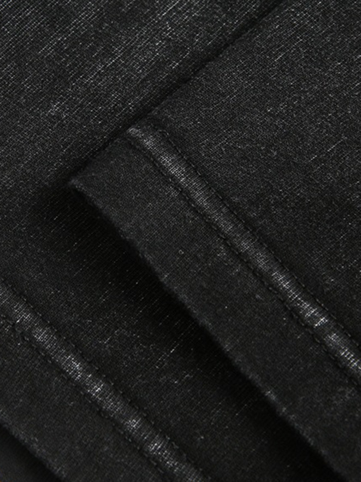 Distressed Embroidered Letter T-Shirt