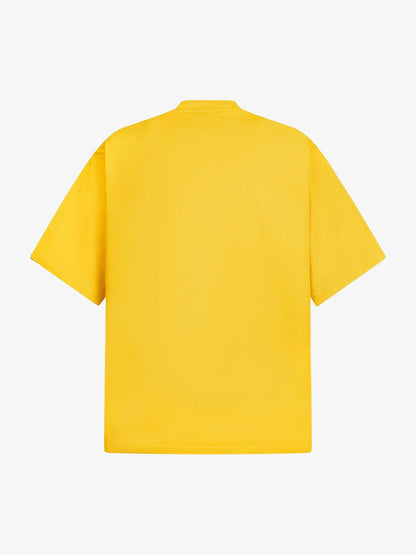 Heavy Retro Patch Embroidered T-shirt - 2398