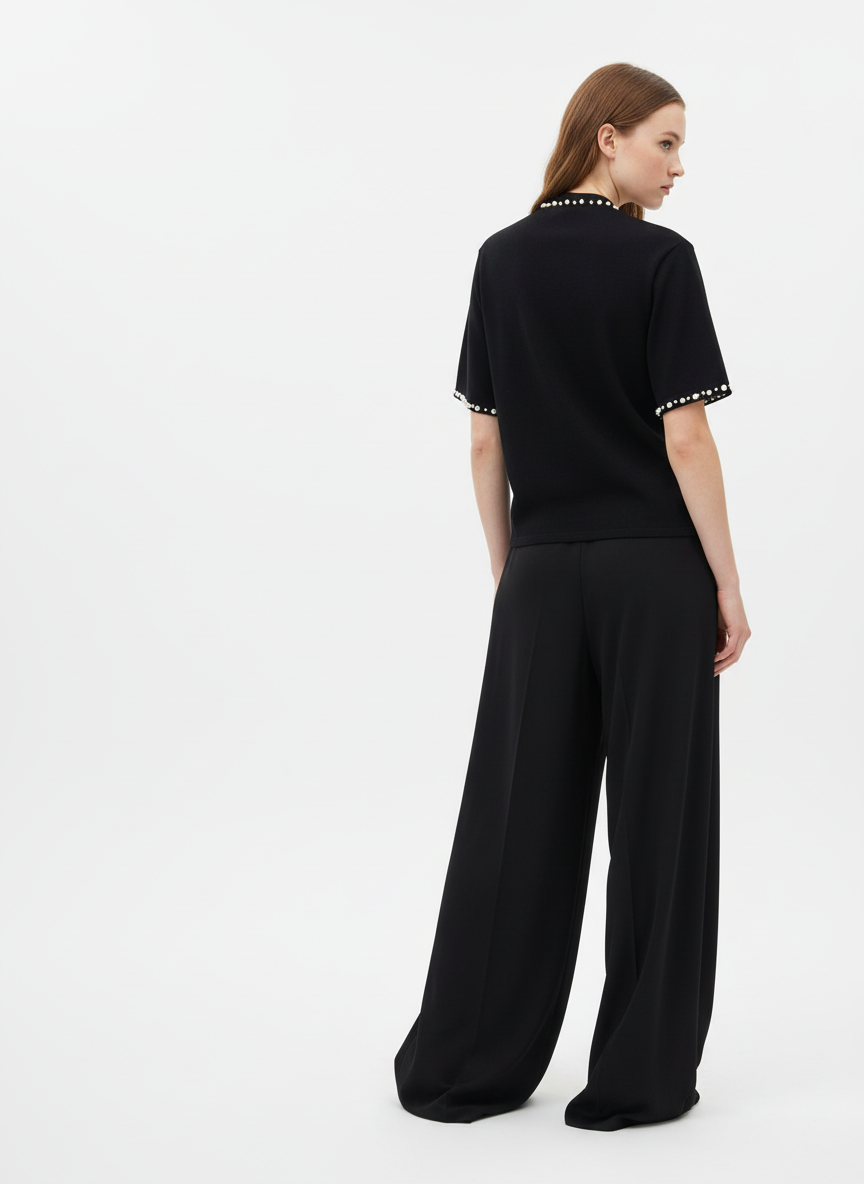 Jersey Letter Print Quick Dry V-neck T-shirt - 2389