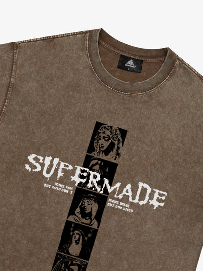 Mary Vintage-Inspired Graphic Design T-Shirt