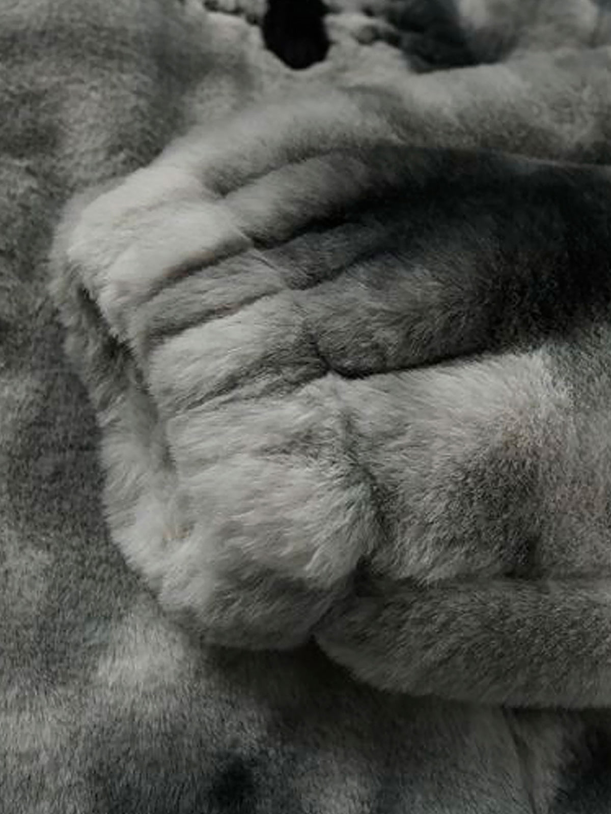 Heavy-Duty Faux Lambswool Tie-Dye Urban Jacket - 1558