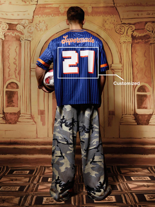 Original Striped Baseball Jersey T-Shirt - 2394