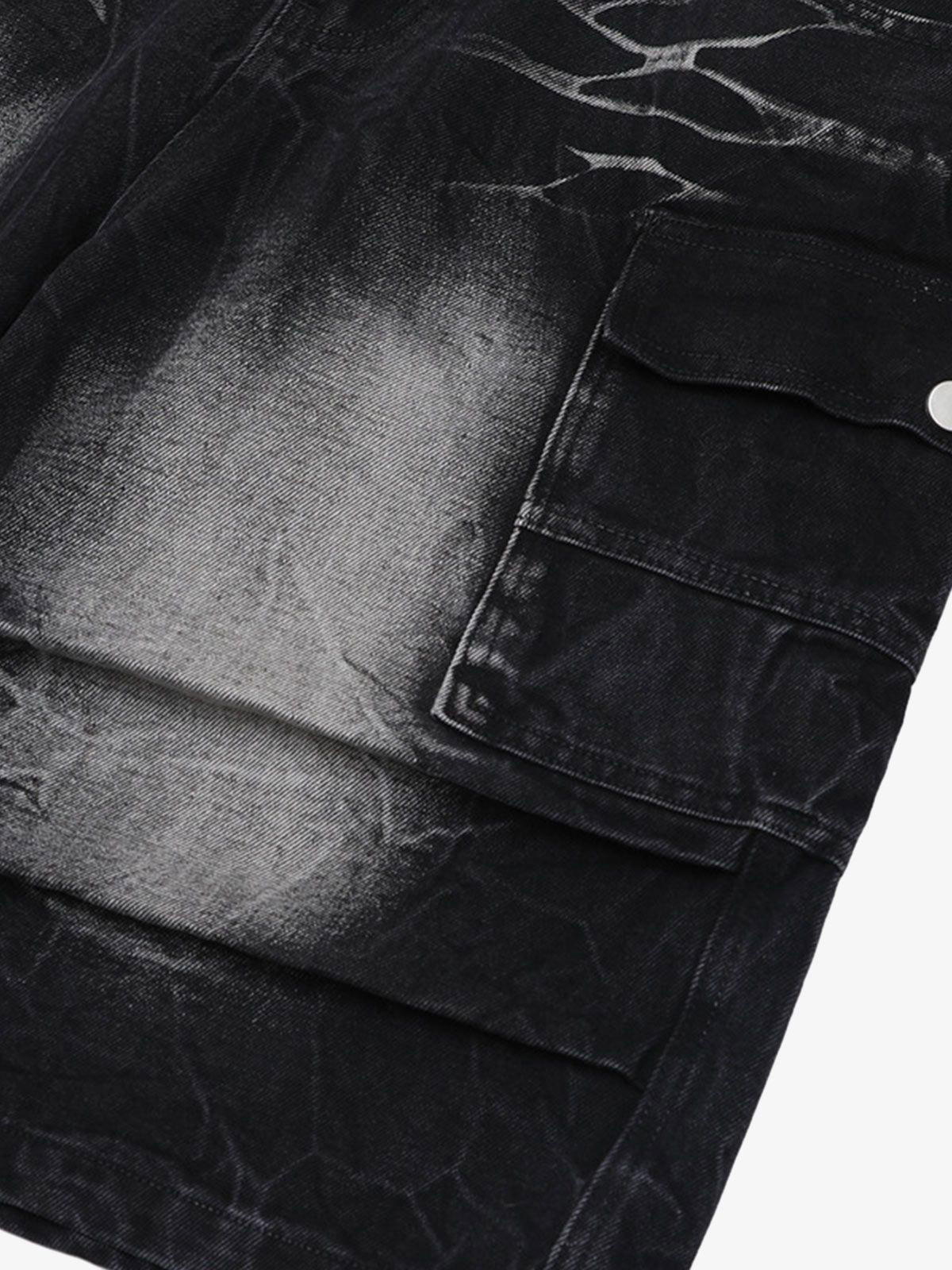 Short Sleeve Shirt & Shorts Denim Set